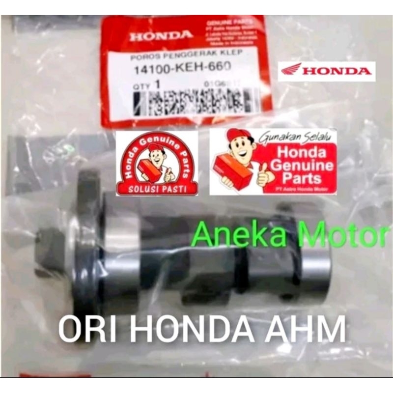 14100 KEH 660 Noken as Camshaft Honda Mega Pro Double Stater Mega Pro Advance Primus 100% Original H