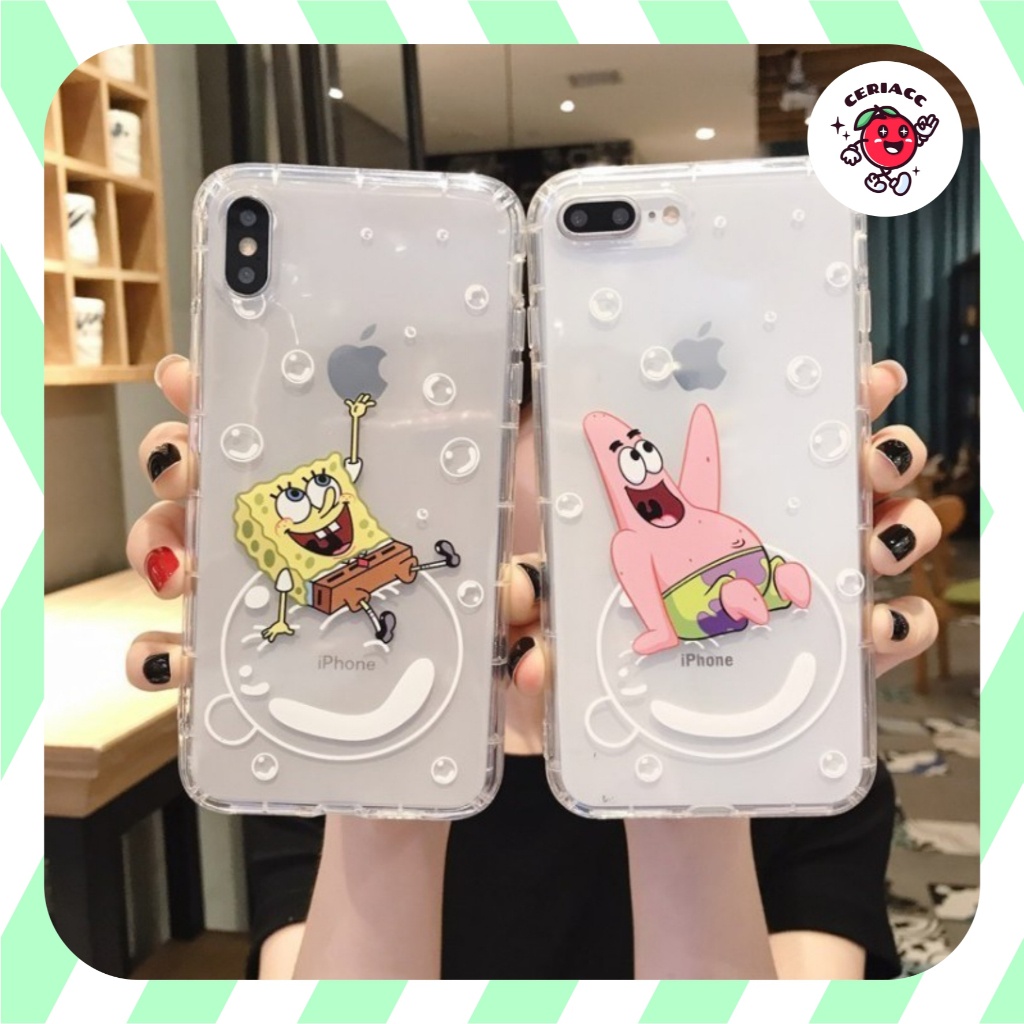 New Spongebob printing anticrack case huawei honor 7a 8a 8x 9i 9 lite p30 pro zenfone max pro m1 m2 