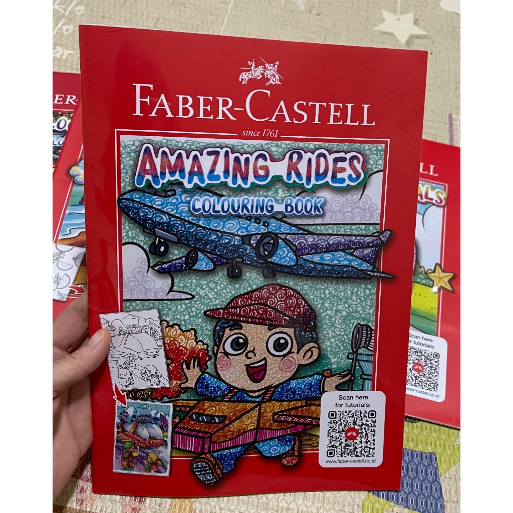 

buku mewarnai faber castell