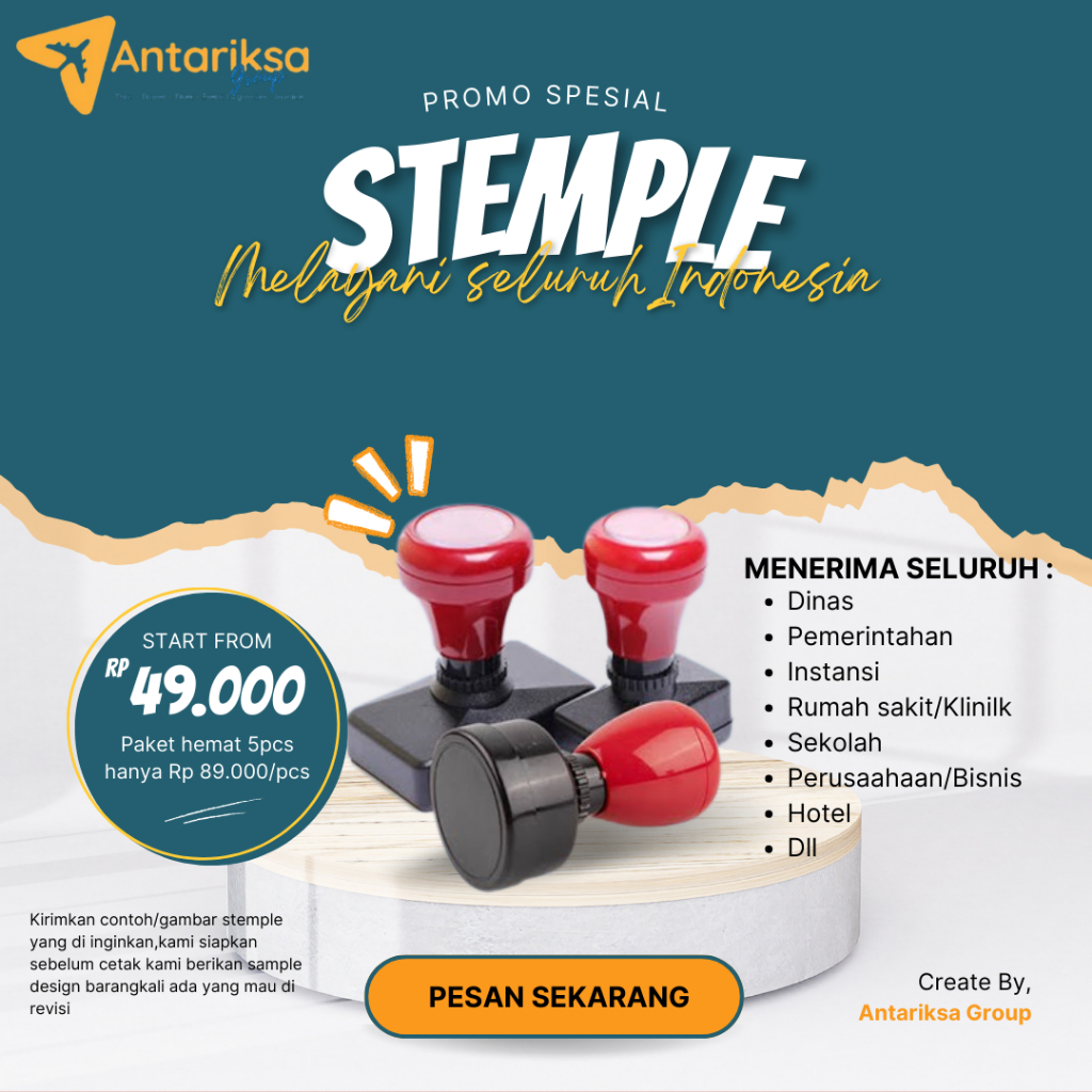 

STEMPEL BULAT MURAH 1 HARI SELESAI BISA REQUEST SESUAI KEINGINAN BISA MIX WARNA BERMACAM BENTUK
