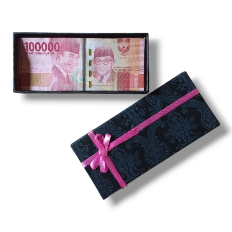 

KOTAK GIFT BOX MAHAR PENYIMPANAN UANG KERTAS/PERHIASAN/AKSESORIS