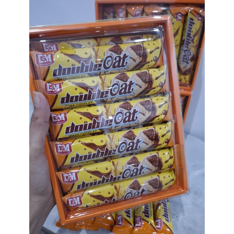 

Double Oat // rasa coklat // 30 pcs // box