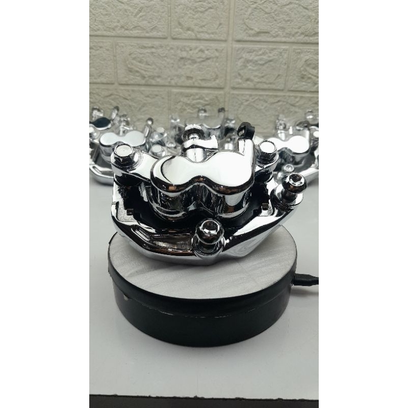 KALIPER, KEPALA BABI DEPAN RX KING ORIGINAL CHROME
