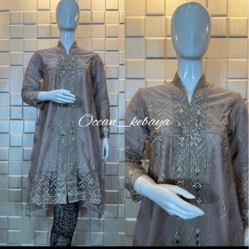 Tunic Kebaya Nude (shopee ocean kebaya) - Preloved