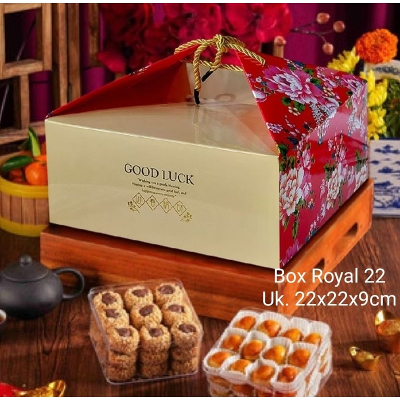 

Dus/box Royal 22 hampers edisi CNY imlek box kue hantaran/bingkisan