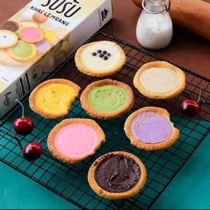 

pie talas susu lembang bandung rasa aneka rasa isi 7 pcs