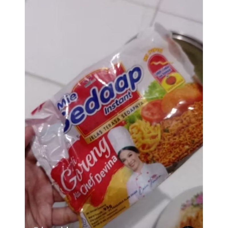 

mi seedap goreng chef Devina
