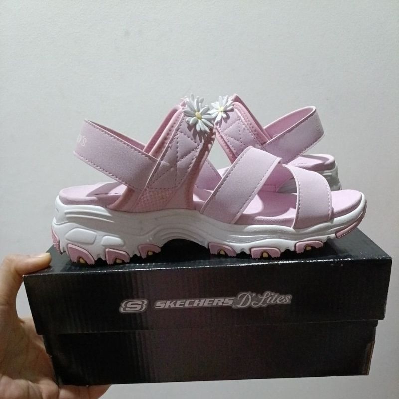 Sandal Anak Wanita Skechers D'Lites