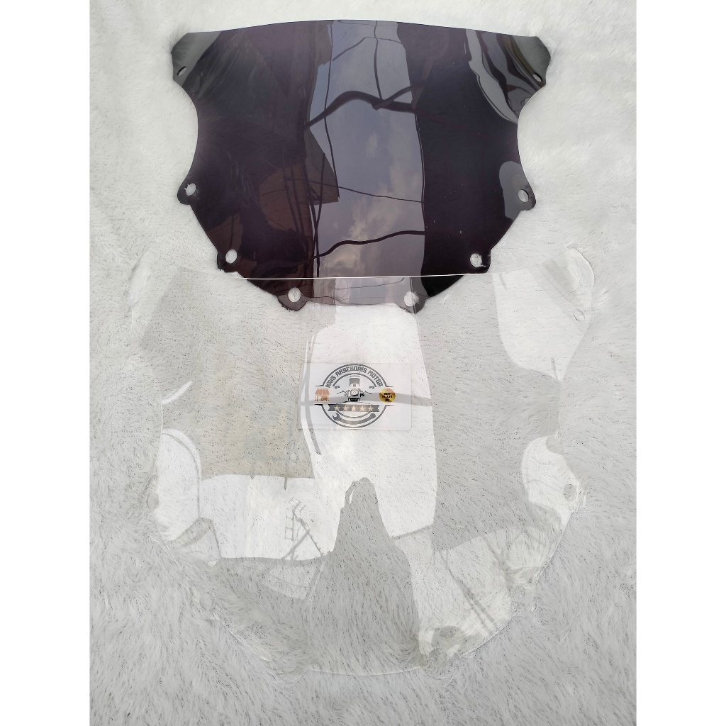 VISOR WINDSHIELD NINJA RR LAMA VISOR KAWASAKI NINJA RR LAMA MODEL STANDAR TEBAL VISOR RR OLD STANDAR