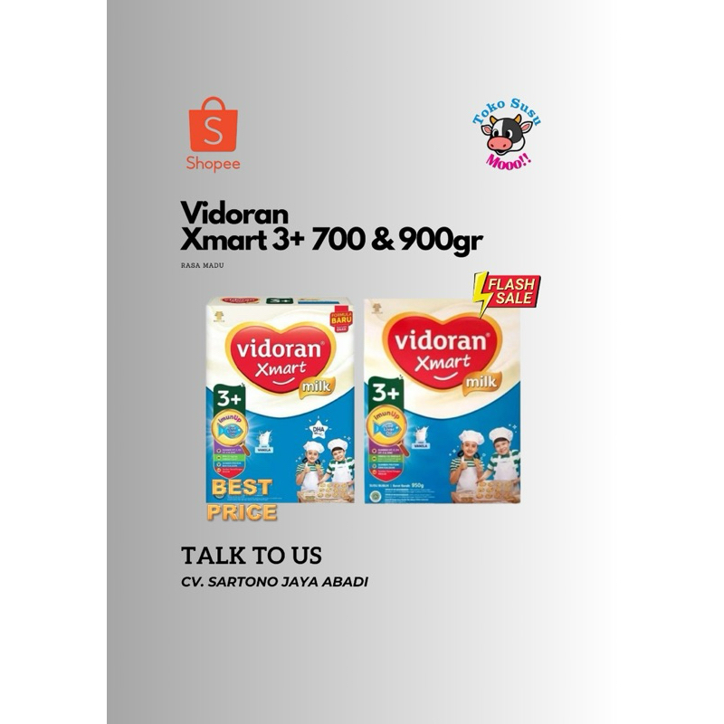 

Vidoran 3+ Madu 700 & 925gr