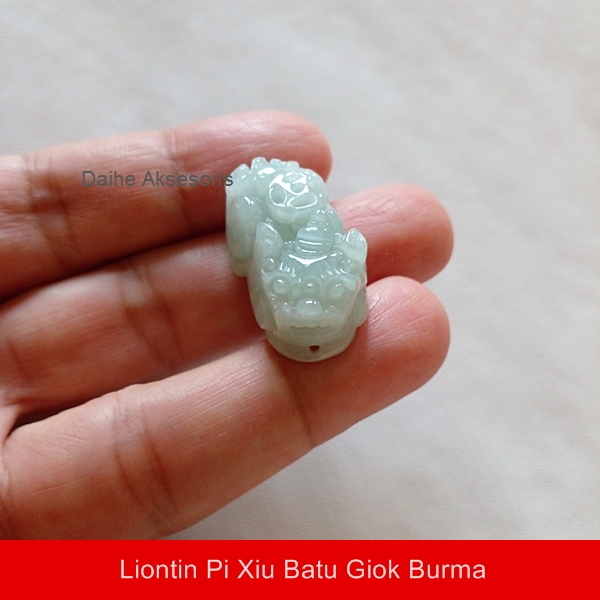 Kalung Liontin Pi Xiu Batu Giok Burma / Liontin Pixiu / Liontin Giok / Liontin Pria Liontin Wanita