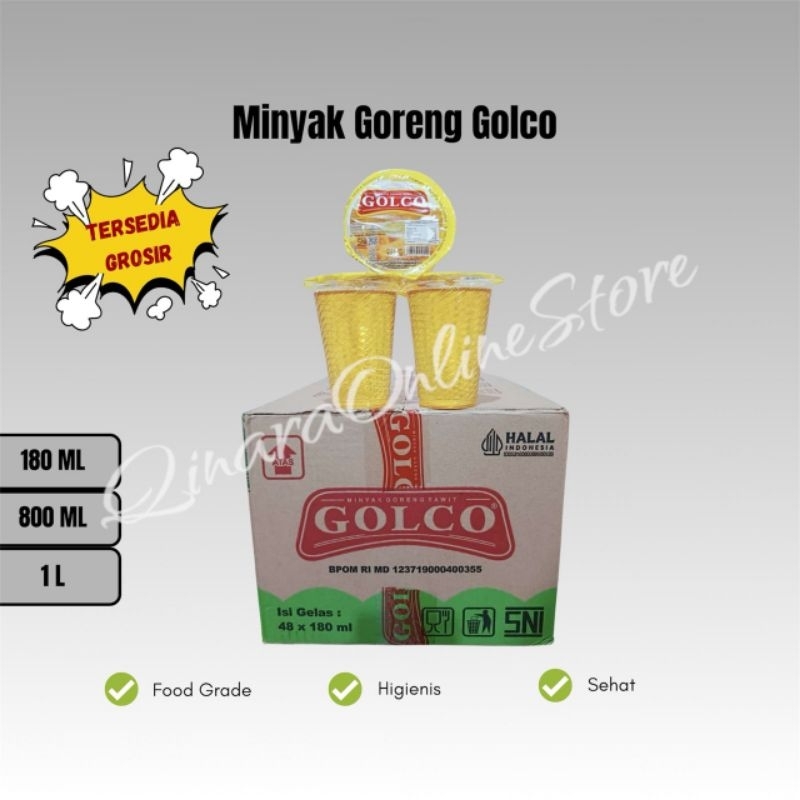 

Minyak Goreng Golco 180ml Dus