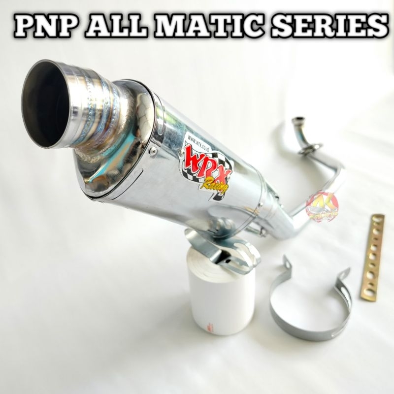 Knalpot Racing Oval WRX TRIOVAL Untuk Motor Matik Beat Scoopy Vario Mio sporty Mio J Mio GT Vario 15