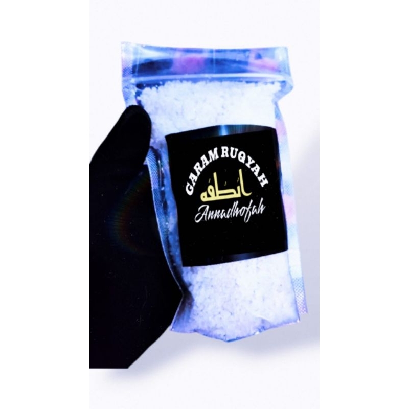 

Garam Plus Bidara Ruqyah Garam asmak Untuk usaha GARAM RUQYAH ANNADHOFAH 1KG