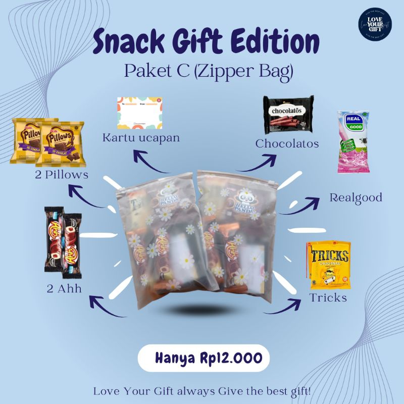 

SNACK GIFT PAKET C (Zipper Bag)