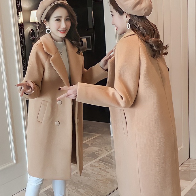 KP8 Coat wanita Kinan mantel wol jaket wool winter import korean style jacket cewek hangat