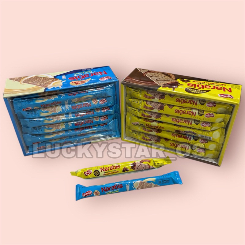 

NARAYA NARABIS SANDWICH PASTRY MILK CHOCOLATE 360gr ISI 30 PCS