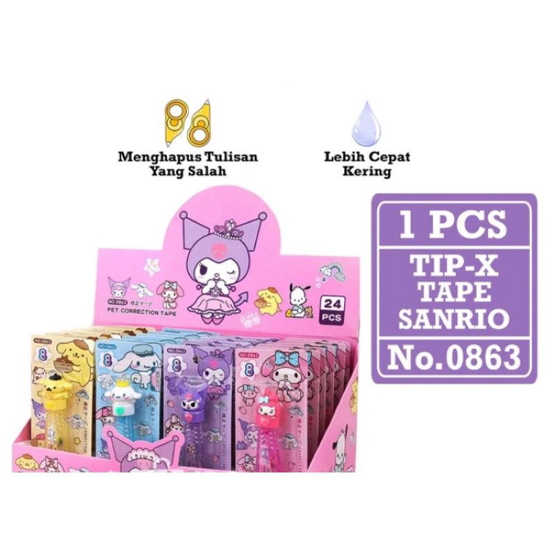 

Matris - Correction Tape 8M / Tip Ex Kertas / Tip X Correction Pen No.0863