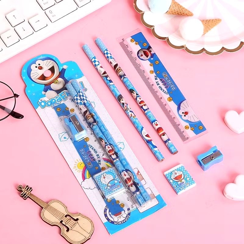 

ALAT TULIS SET 5IN1 KARAKTER MINI STATIONERY PAKET ALAT TULIS-303/2