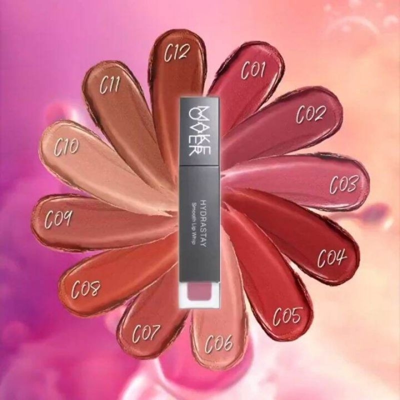 Make Over Hydrastay Smooth Lip Whip - lipcream untuk bibir kering