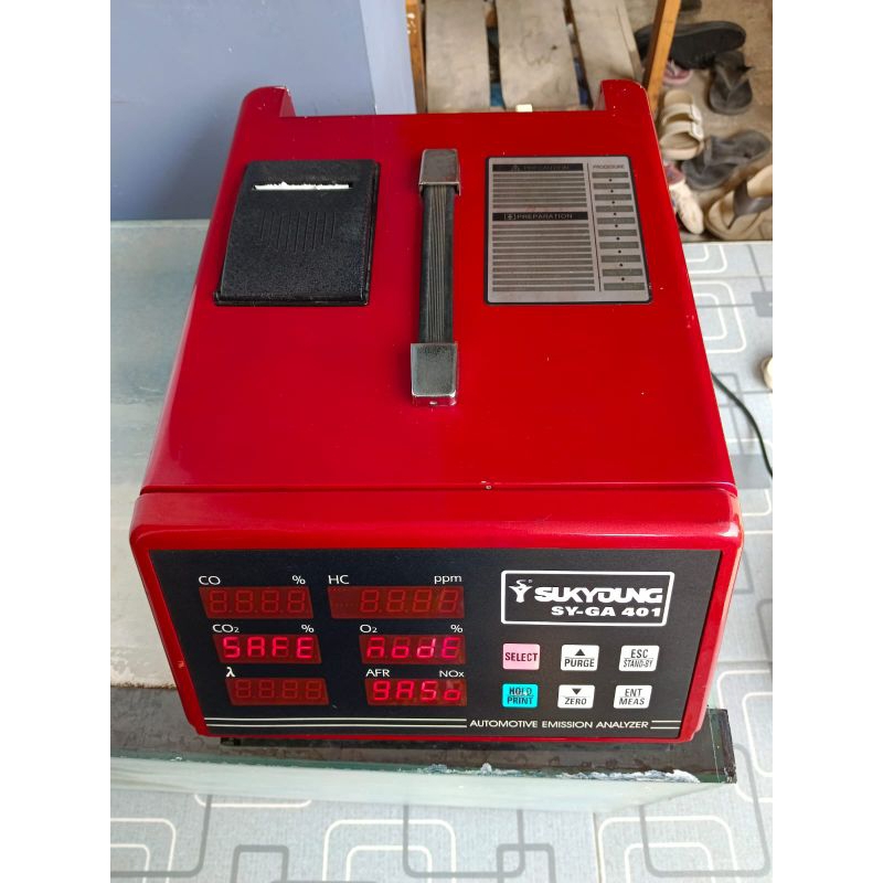 GAS ANALISER GAS ANALIZER ALAT UJI EMISI MOBIL BENSIN