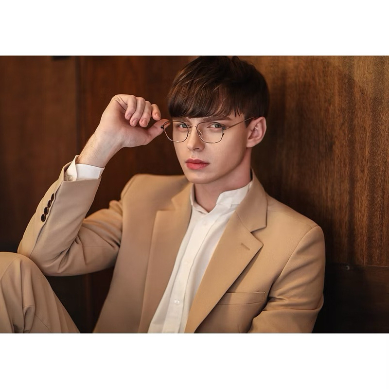 Rieti patrick - kacamata blue light block bisa ganti lensa minus