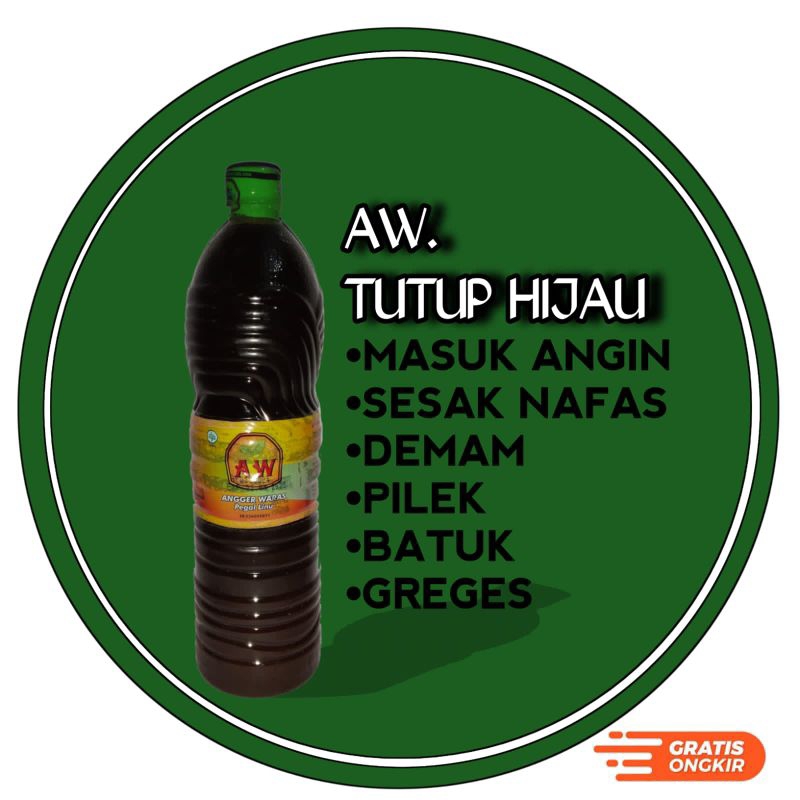 

JAMU ANGGER WARAS TUTUP HIJAU 1.5L/1500ML EXP 22-08-2025