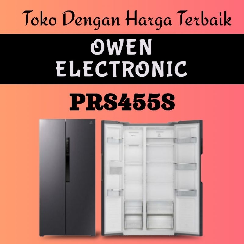 POLYTRON KULKAS SIDE BY SIDE REFRIGERATOR PRS455S