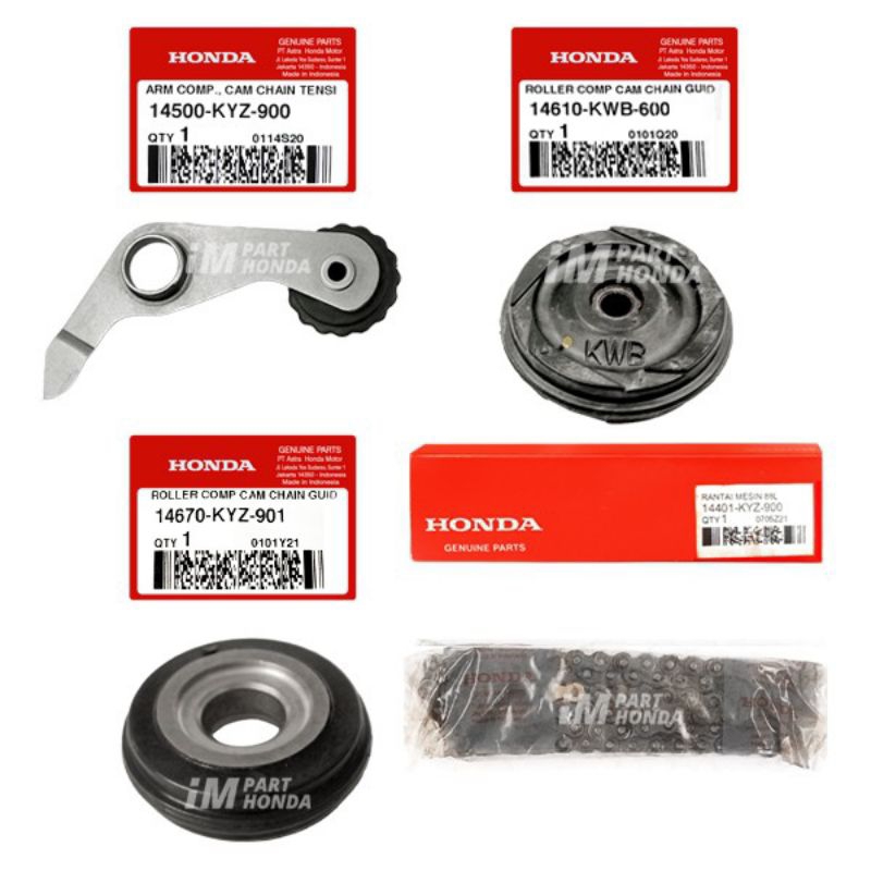 Rantai Keteng / Rantai Kamprat Set Supra X 125 FI