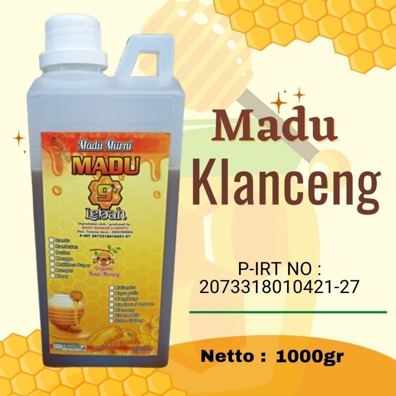 

Madu Klanceng 1kg Asli Murni Klanceng Liar