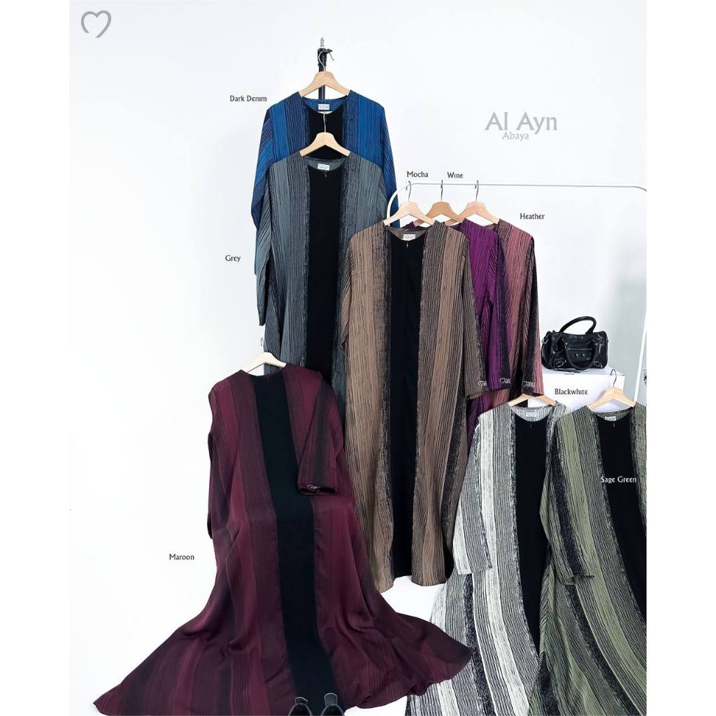 In'am Gallery | Abaya Al Ayn Satuset by Mahira