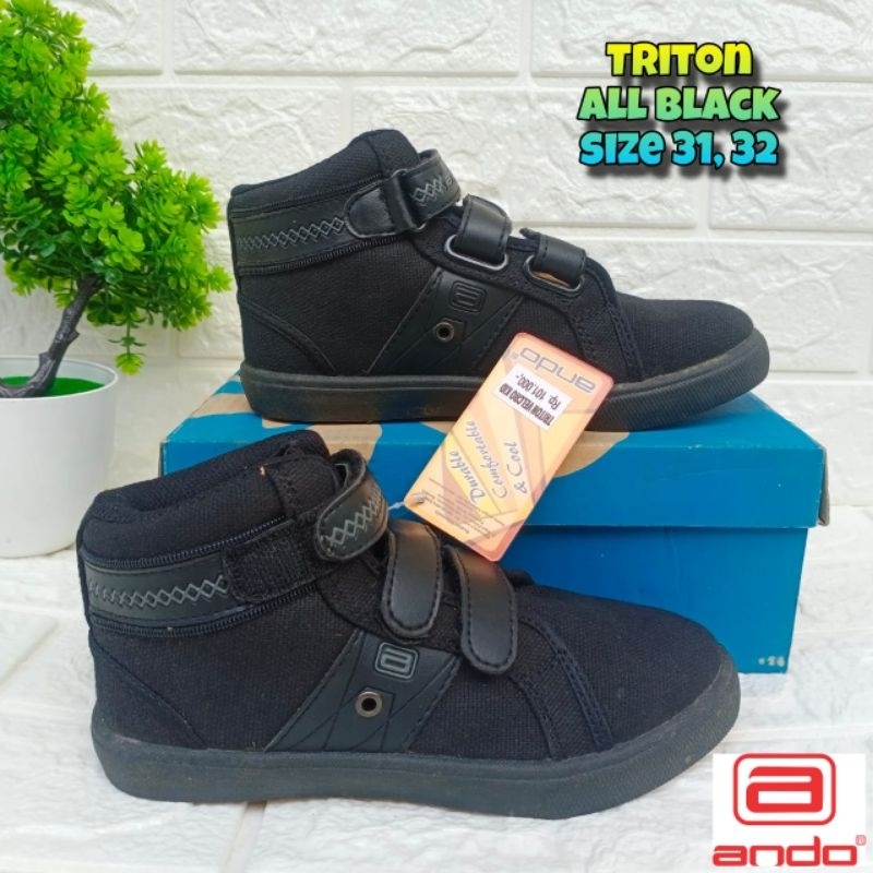 ANDO ORIGINAL - SEPATU BOOT ANAK LAKI-LAKI - SIZE 30-36 - SEPATU SEKOLAH ANAK SD UKURAN 30-36/ SEPAT