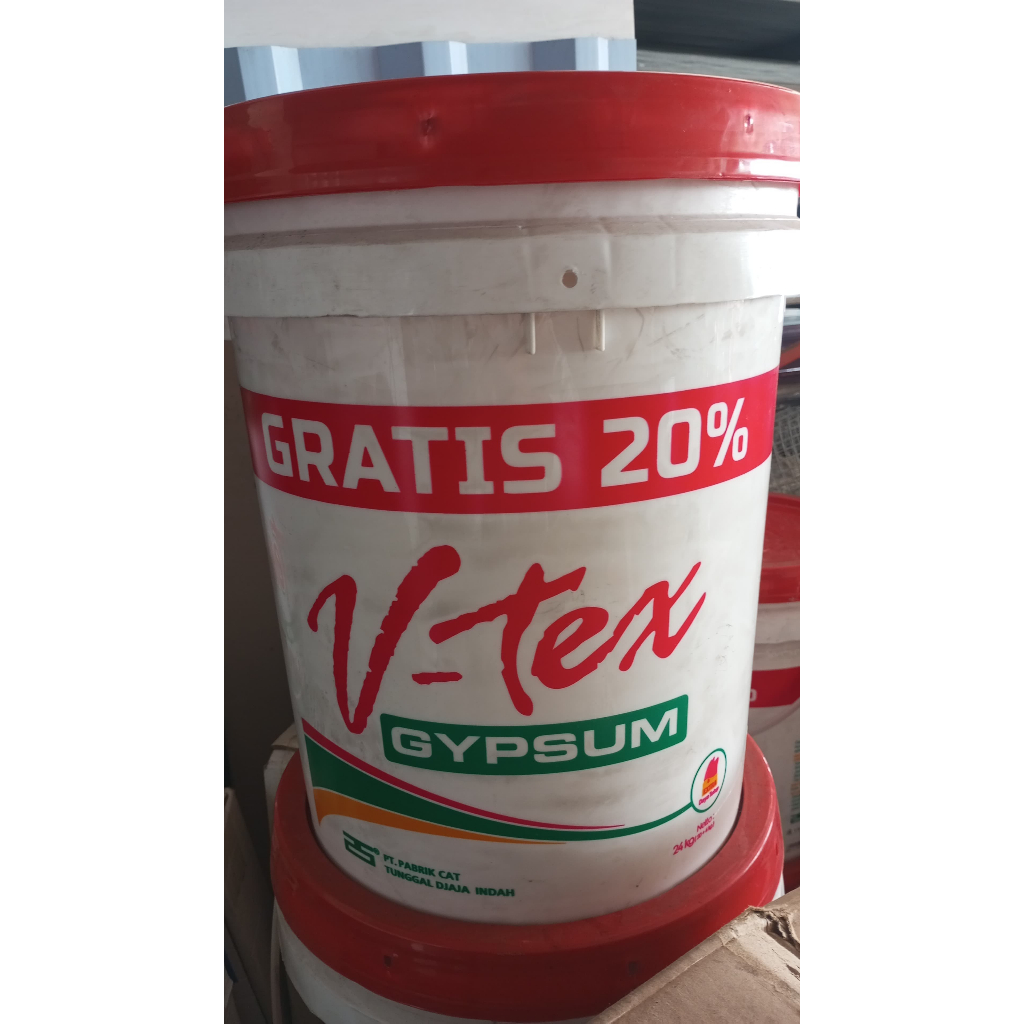 CAT V-TEX GIPSUM 20KG (TUTUP MERAH)