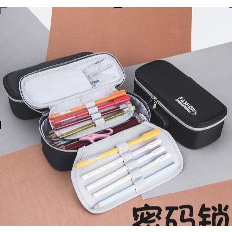 

K967 Kotak Pencil Dengan Kunci Kombinasi - Hitam