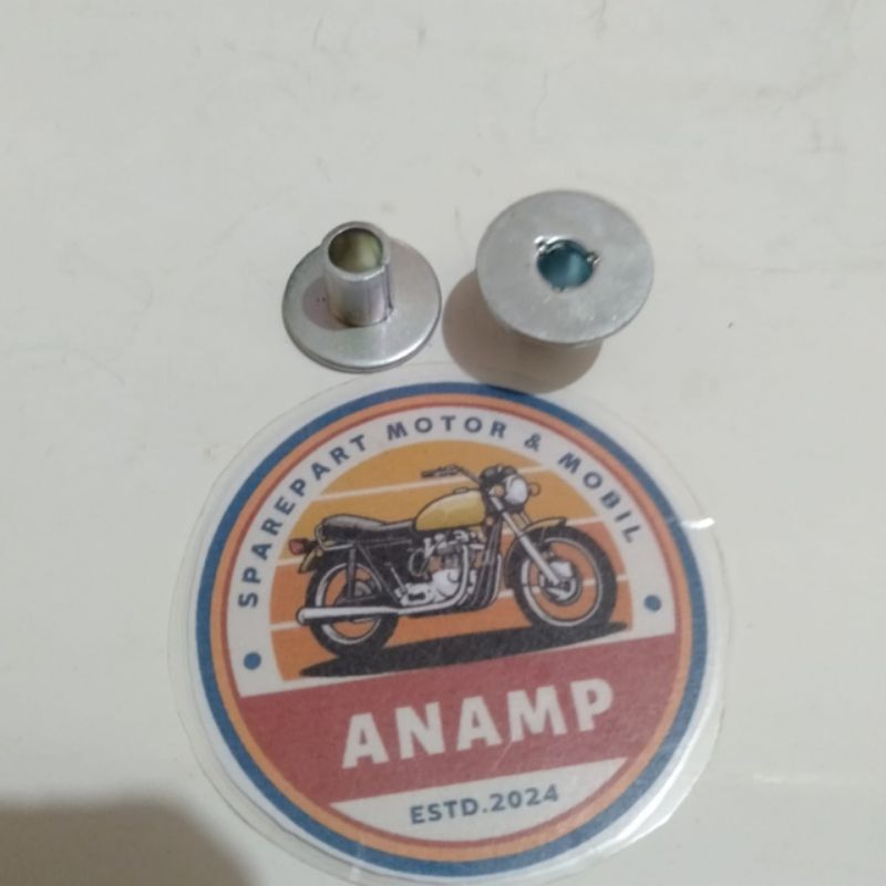 Ring Bosh Pasangan Karet Caver Body Lobang M6mm Panjang 1cm- Universal ( 3 PCS)