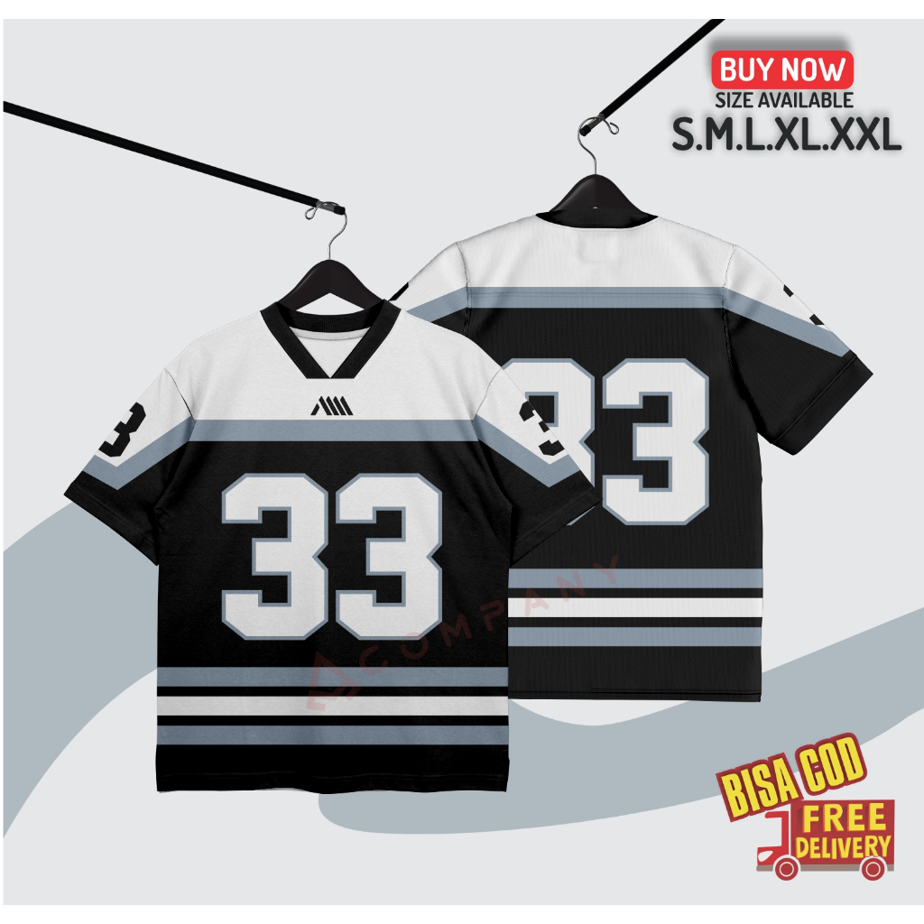 Baju Jersey/Jersy Streetwear /Baju Jersey Vintage Casual / Jersey Hockey / Jersey Rugby / NFL / Bola