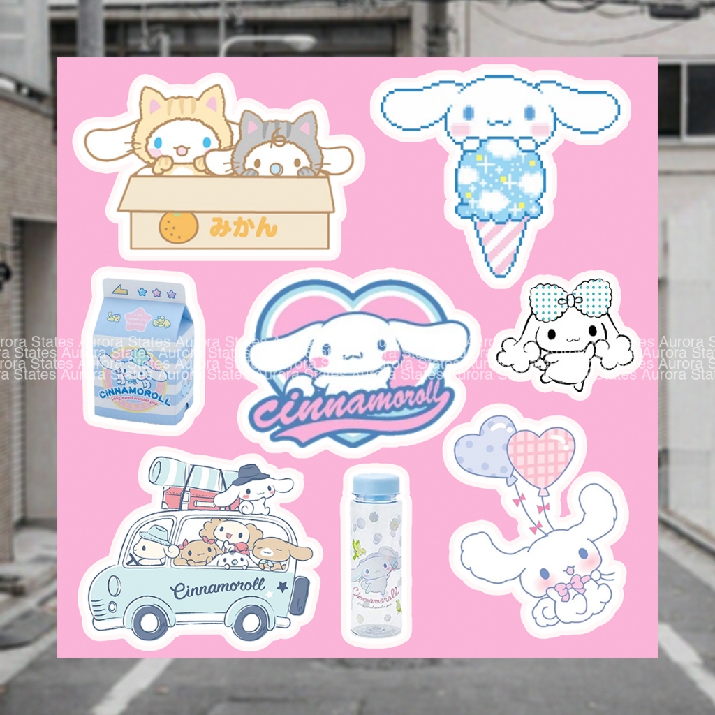 

Sticker Cinnamorol Aesthetic | Sticker Cinnamorol Aesthetic Waterproof Cutting | Sticker Cinnamorol