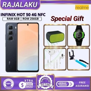 HP INFINIX HOT 50 4G NFC | HOT 50I RAM 6GB ROM 256GB ORIGINAL GARANSI RESMI INDONESIA