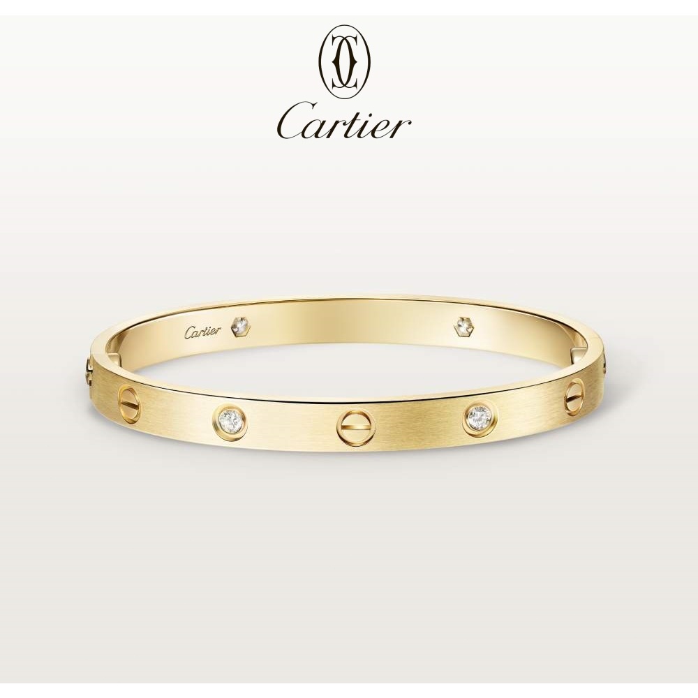 [100% Ori] Cartier Gelang LOVE berlian klasik/gelang couple/emas mawar/emas kuning/emas putih