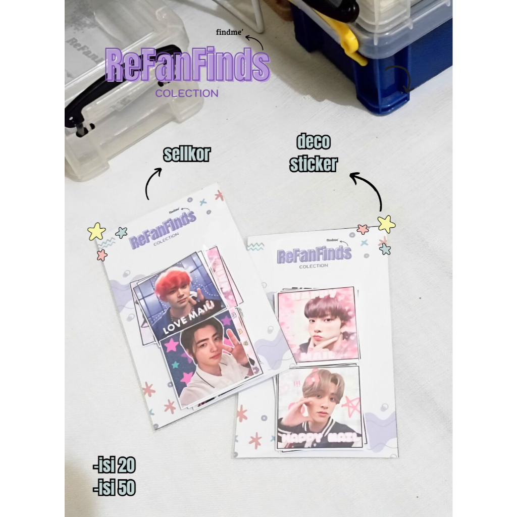 

STICKER SELLKOR CUTE 3 X 3 STICKER DECO MAIL