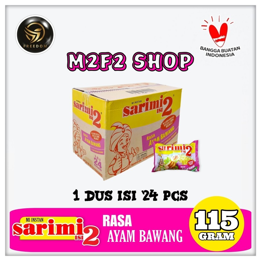 

Mie Sarimi Instant Kuah Isi 2 Rasa Ayam Bawang | Bag - 115 gr (Kemasan Karton)