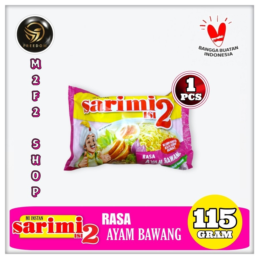 

Mie Sarimi Instant Kuah Isi 2 Rasa Ayam Bawang | Bag - 115 gr (Kemasan Satuan)