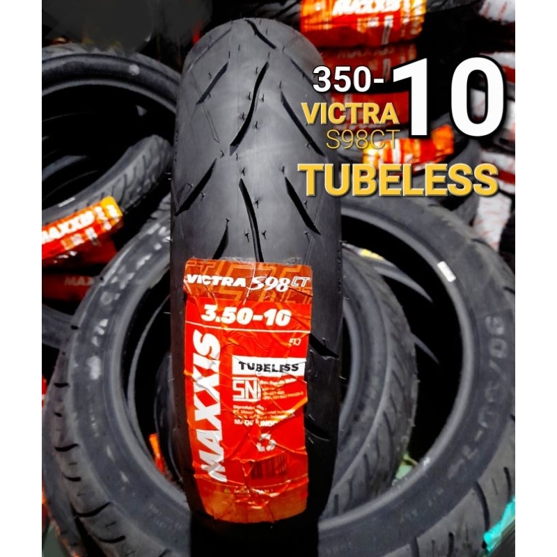 Ban Luar 350-10 350 10 Vespa Maxxis Victra Tubeless