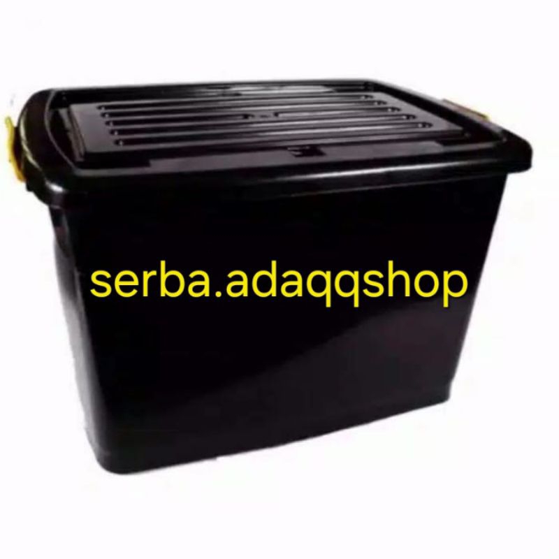 Box Container 150 hitam roda / Container Box 150 Hitam / Box Kontener 150 / Kontener Box 150 / Box M