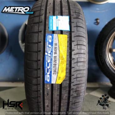 ban mobil tubeless ring 18 245/50 merk accelera PHI-R ukuran 245 50 R18 ban mobil hyundai genesis
