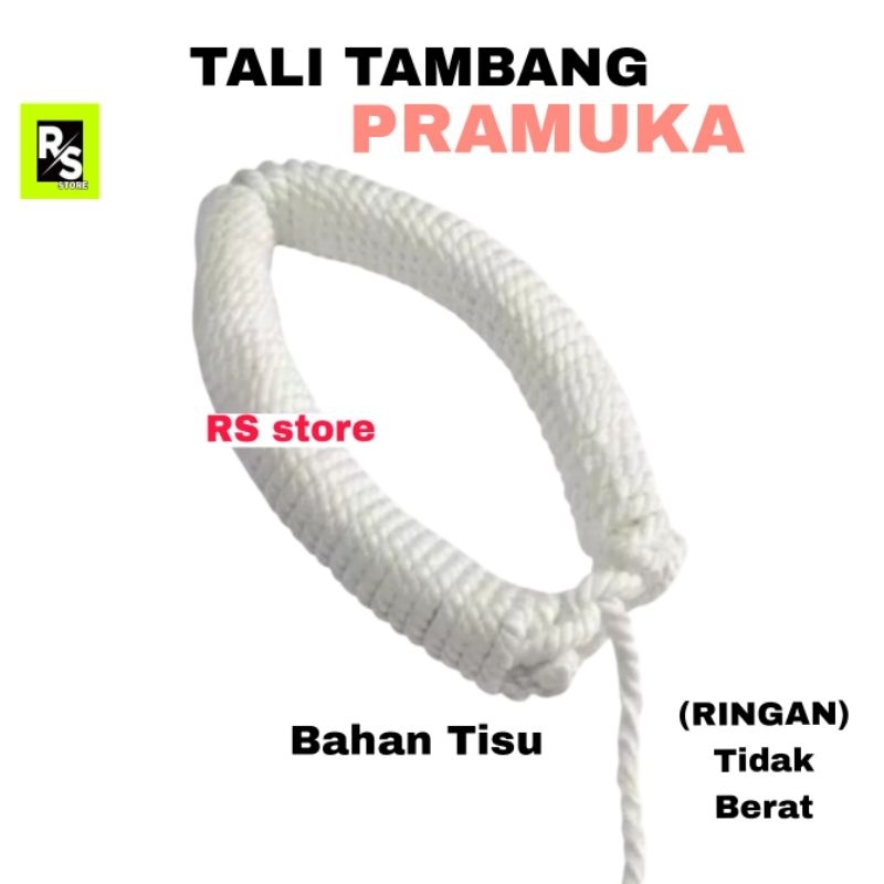 

Tali Tambang Pramuka Bahan Tisu (Ringan)
