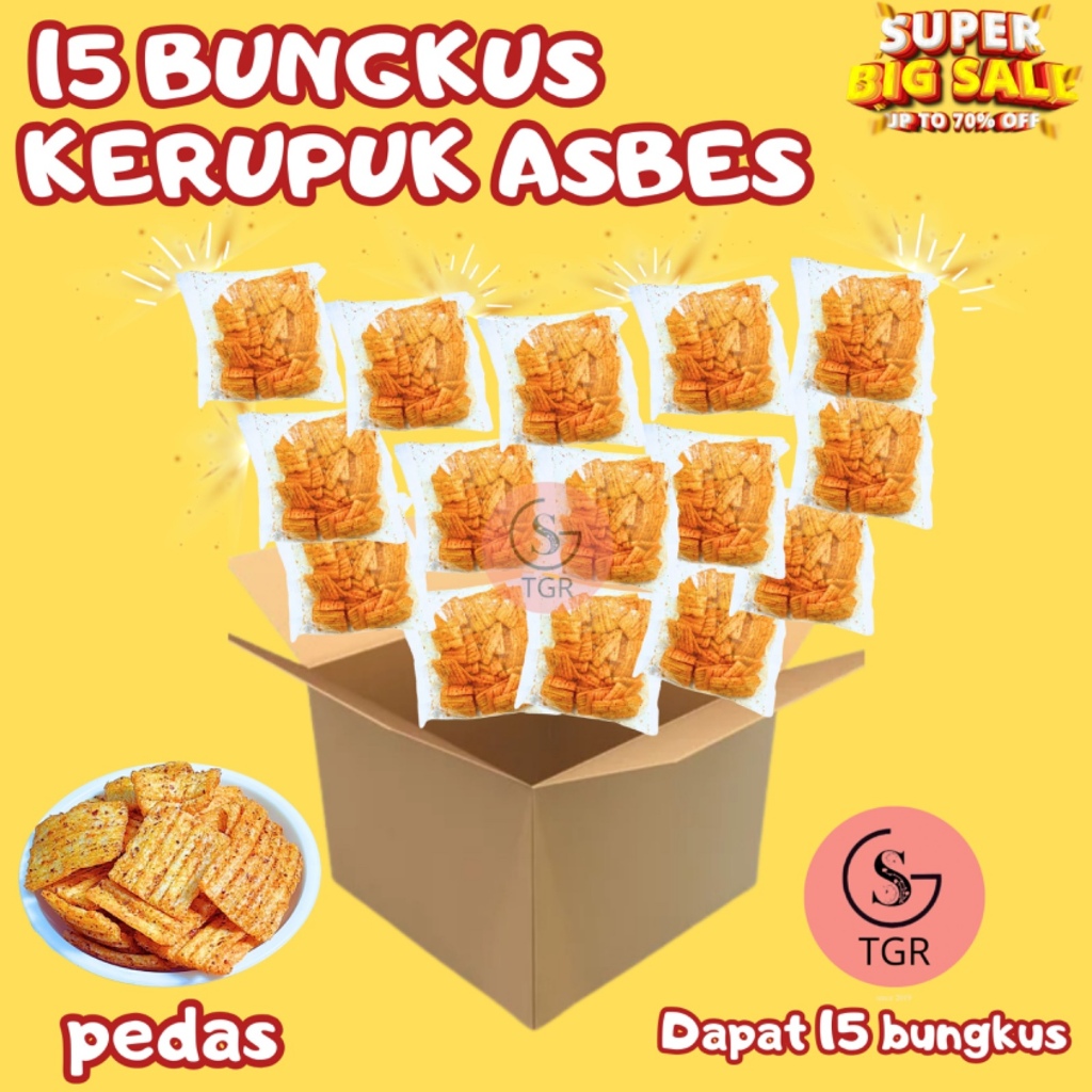 

1 Ball [15Bungkus] Kerupuk Asbes Pedas