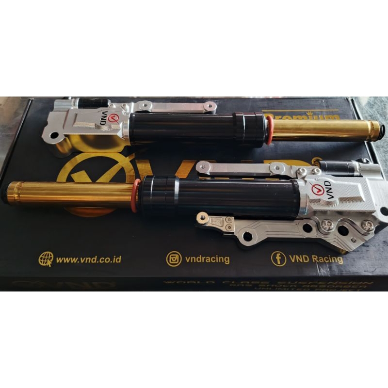 Shock Depan VND AK111 Nmax old/Nmax new Black as gold