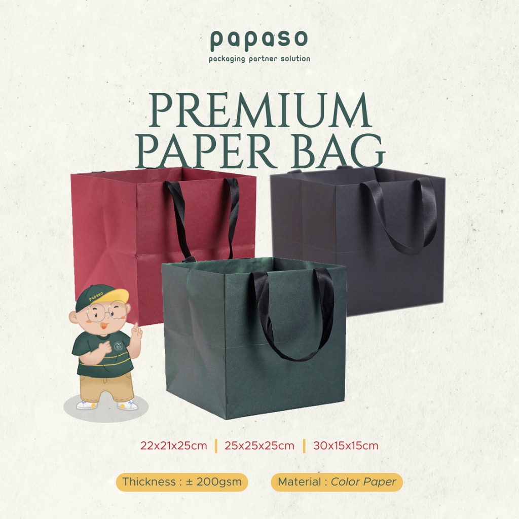 

Paper Bag Premium / Elegan Paper Bag / Goodie Bag