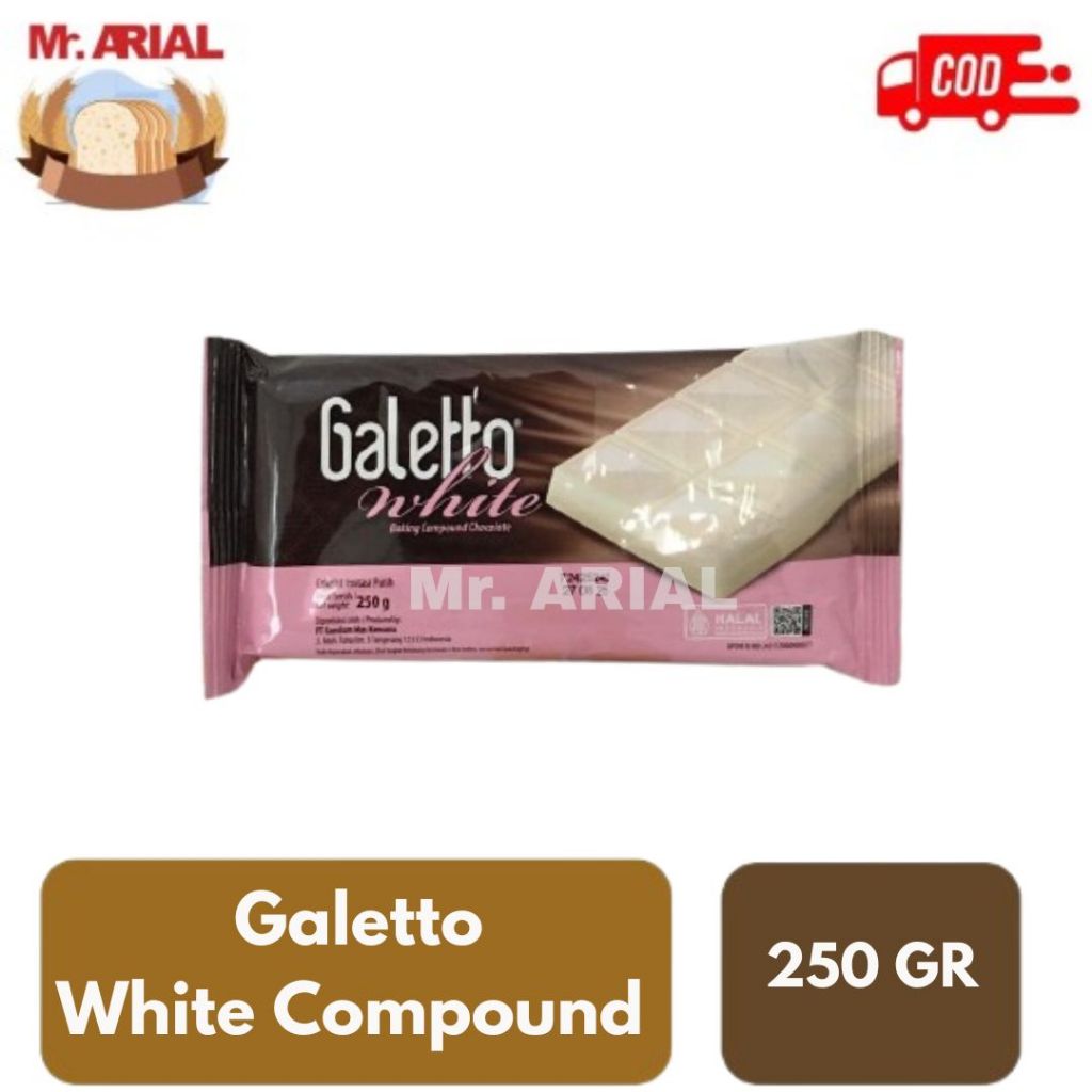 

GALETTO WHITE CHOCOLATE For Baking 250gr